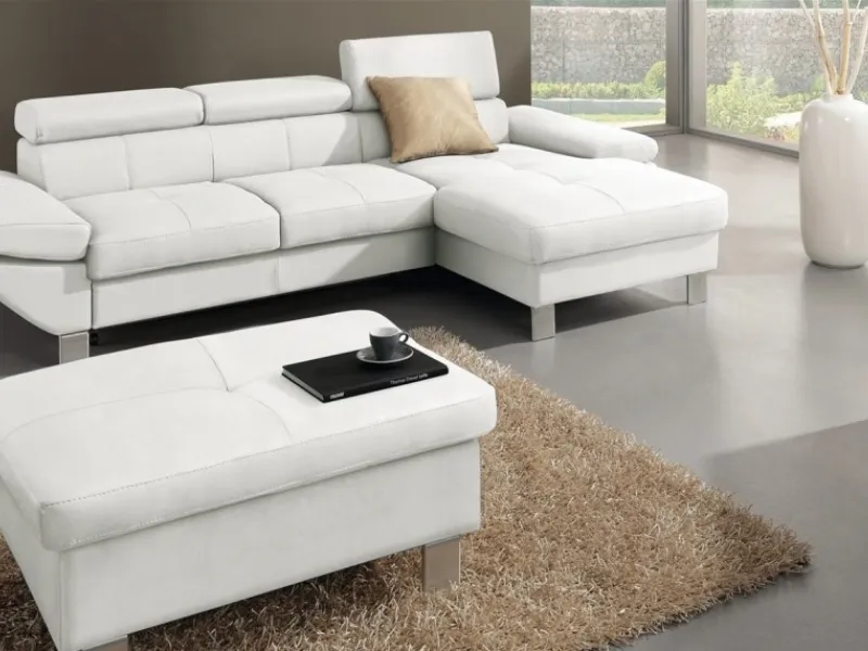 divano con pouf Carrier