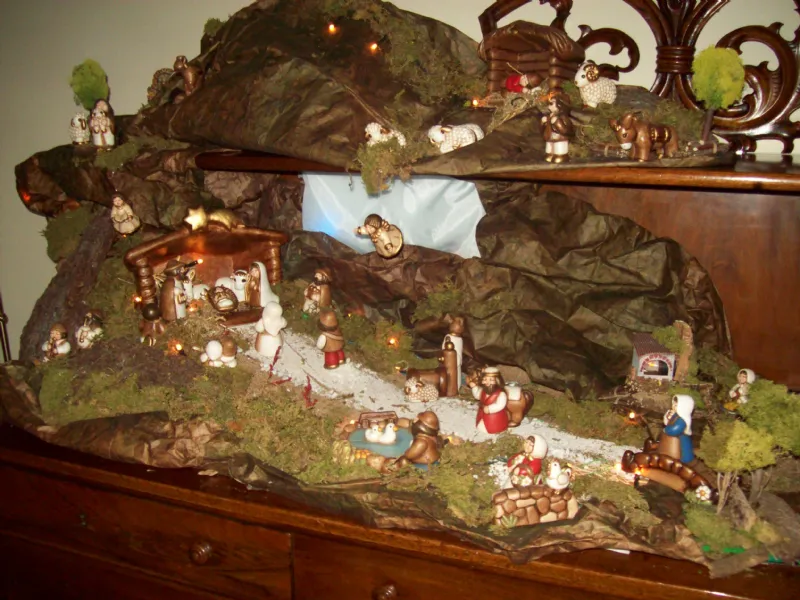 Presepe con personaggi thun