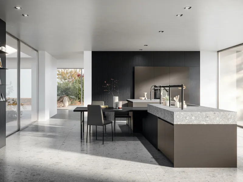 Cucina con isola Kalì di Arredo3