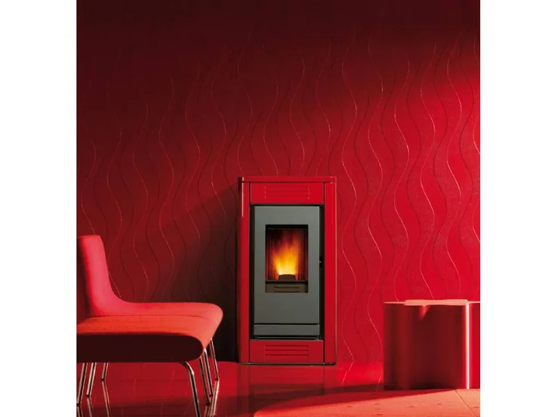 Stufa a pellet di design