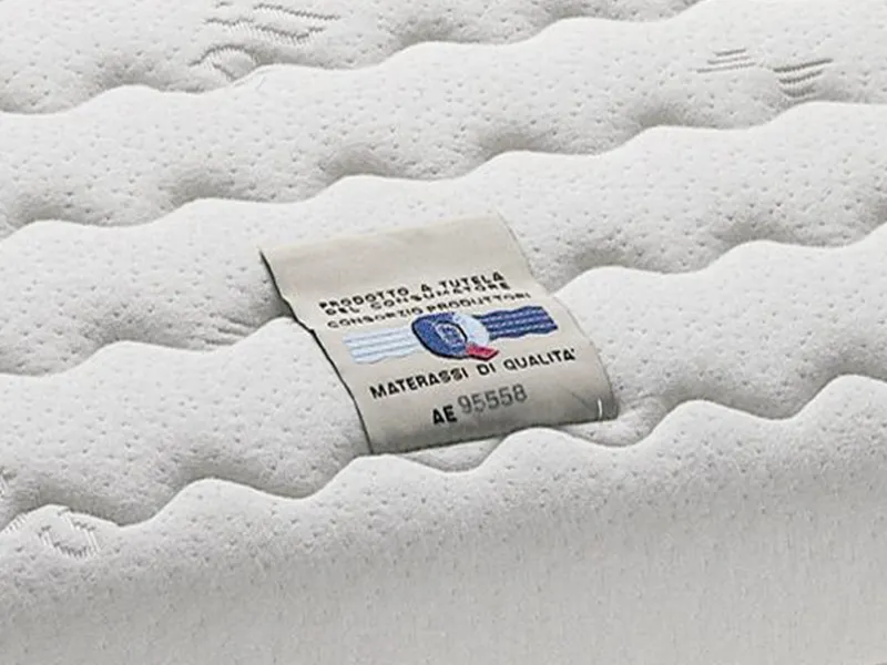 etichetta materasso di qualità