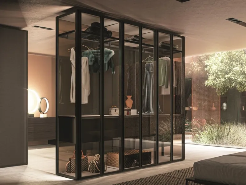 Armadio in vetro Elegant di Kico per spazi contemporanei