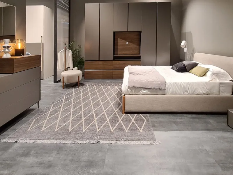 Letto imbottito moderno Showroom Prezioso Casa