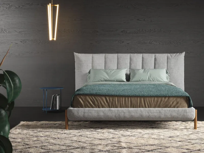 Letto imbottito di Novamobili, Groove