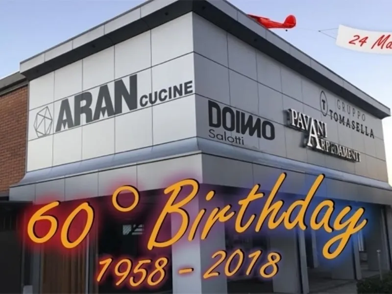 pavani arredamento anniversaio 60 anni