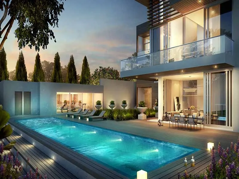 progetto casa con piscina