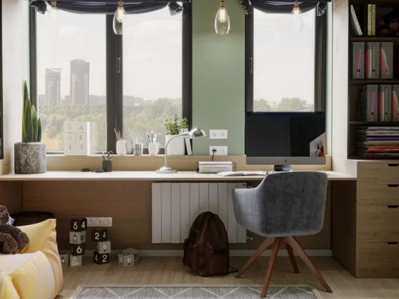 La scrivania? Di fronte alla finestra è meglio