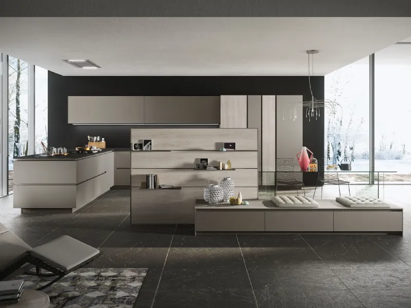 Progetto cucina open space