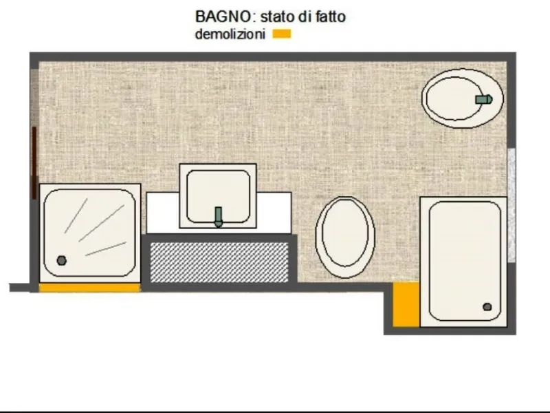 Esempio di progetto bagno