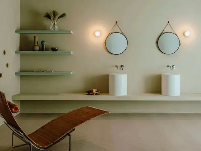 Wallpaper, pavimenti e rivestimenti in resina di Kerakoll Design