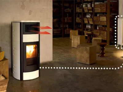 termostufa a pellet Duo di MCZ