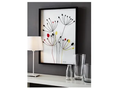 Quadri Ikea. Dettagli di arredo