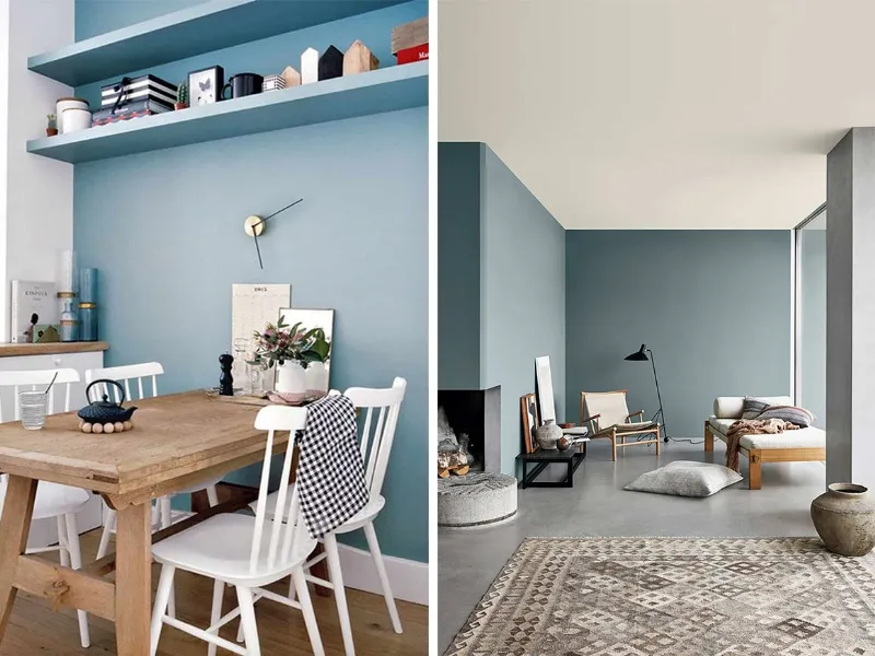 È l'azzurro estivo ha infondere benessere e relax all'interno della casa in questo nuovo anno