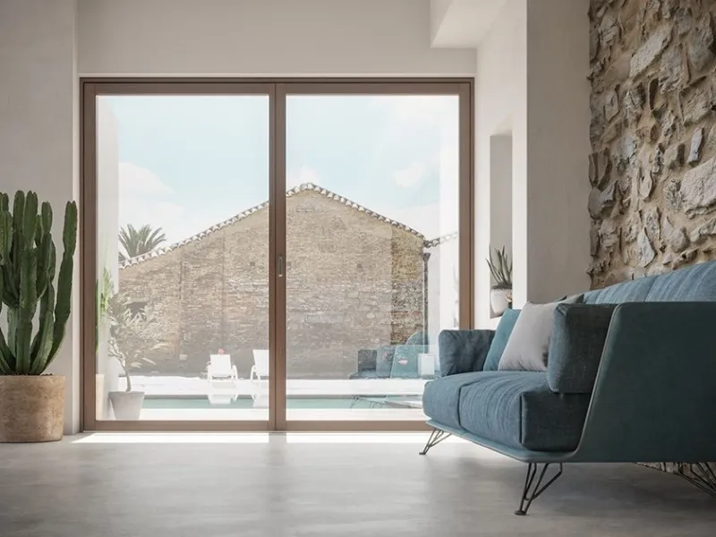 La porta finestra Ghost Plus di BG Legno