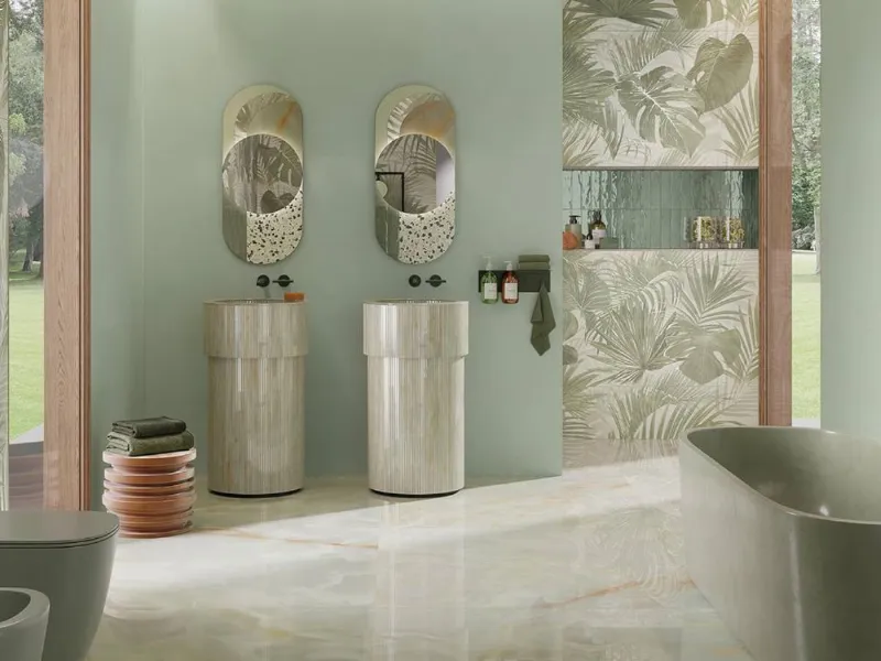Gres porcellanato effetto cemento di Fap Ceramiche 