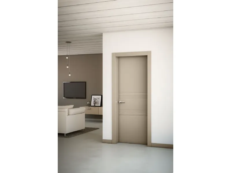 Pivato, porta della collezione Unica laccato opaco beige