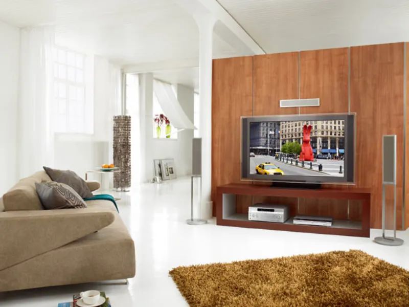 Salone con tv grande