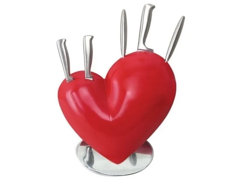 porta coltelli Heart