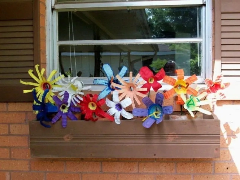 Riciclo creativo con plastica