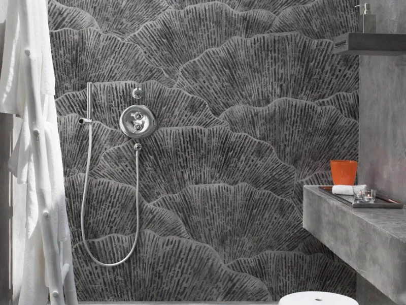 Carta da parati per bagno GOETHE di Wall&decò 