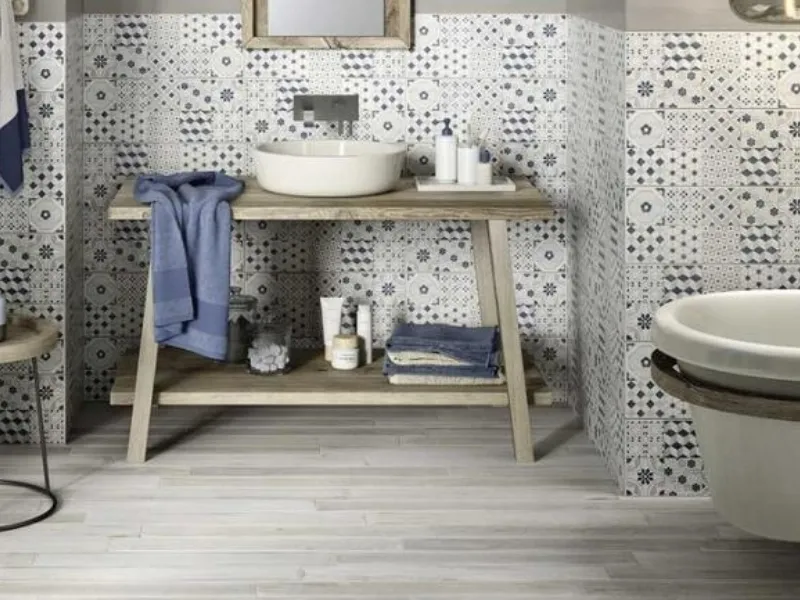 Rivestimento bagno moderno