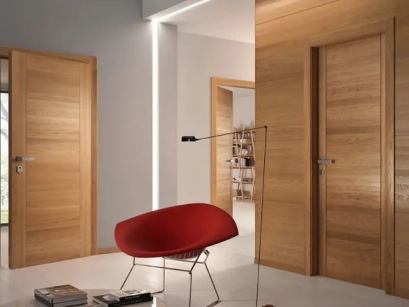 Rovere sbiancato porte