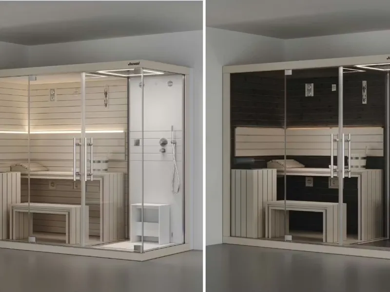Jacuzzi - Sasha Mi, sauna con doccia