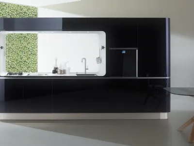 veneta cucina lucida nera