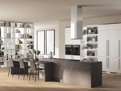 Cucina Mood di Scavolini con piano in laminato