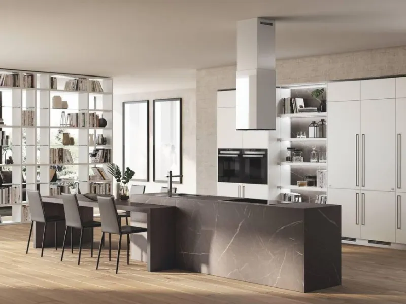 Cucina Mood di Scavolini con piano in laminato