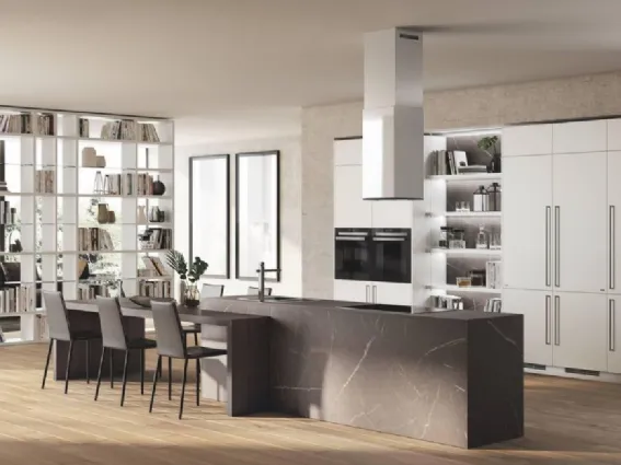 Cucina Mood di Scavolini con piano in laminato