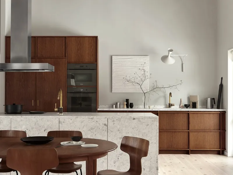 Cucina in legno di Nordiska Kök