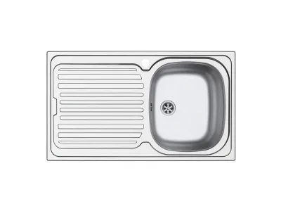 Per misure slim il lavello Aurora in acciaio inox