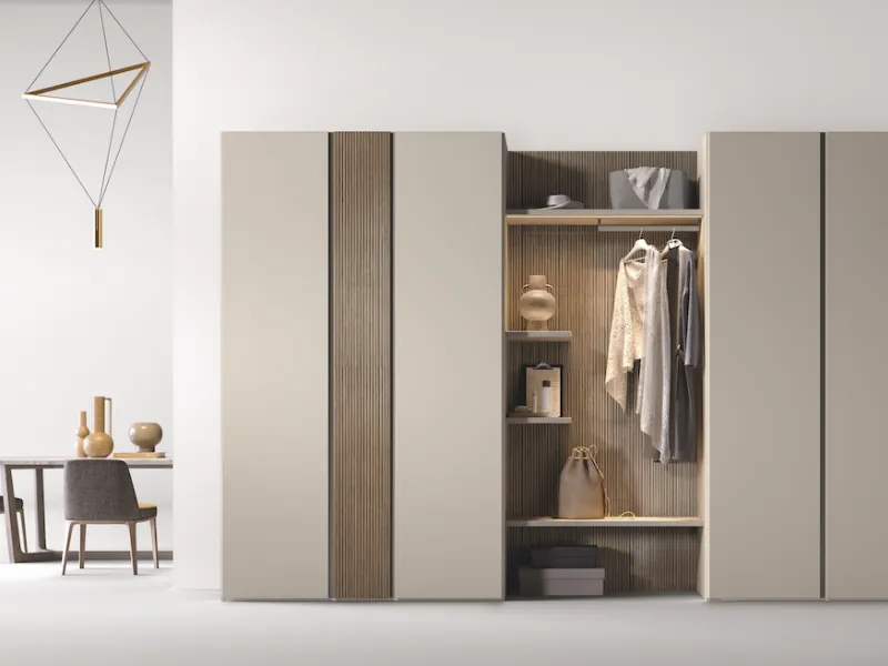 Armadio Utility per soggiorno, Moretti Compact
