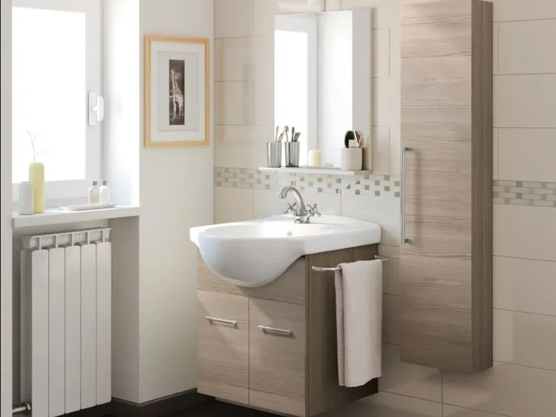 Il mobile bagno Ginevra – Mondo Convenienza, 129 euro.