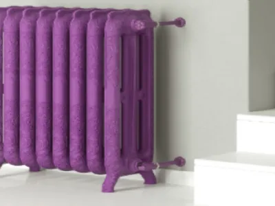 Termo arredo idraulico in ghisa con linee vintage, Tiffany di Scirocco