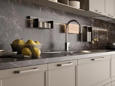 Flavour è la nuova cucina firmata Lube dal mood classico contemporaneo
