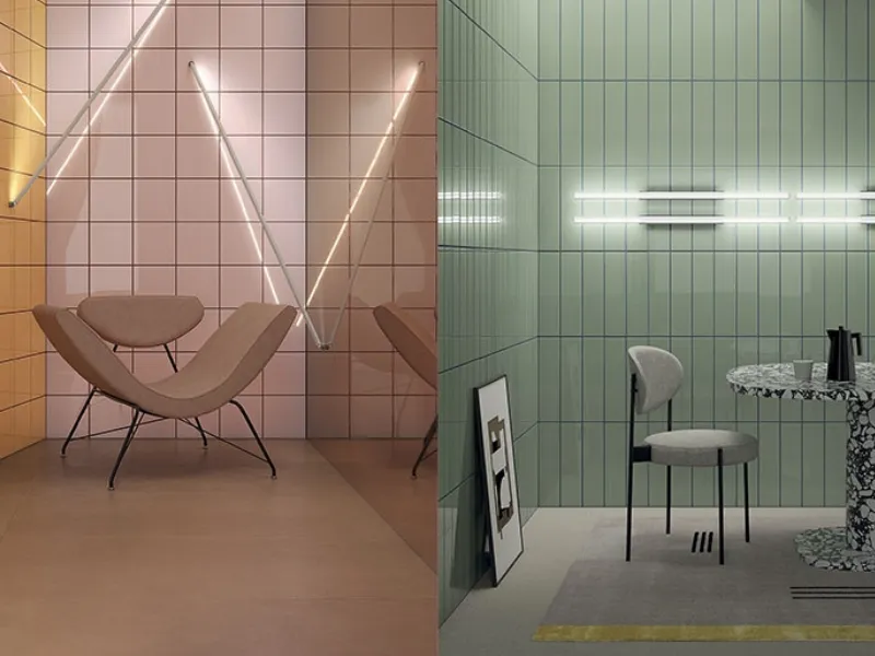 Cromia di Ceramica Bardelli, piastrelle ceramiche con finitura lucida