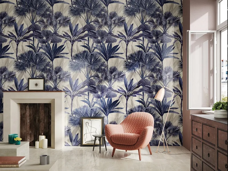 Showall è la sorprendente e decorativa collezione di piastrelle in gres porcellanato effetto carta da parati di Serenissima
