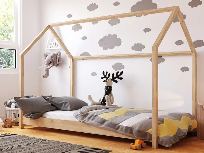 Letto Montessori singolo senza barriere
