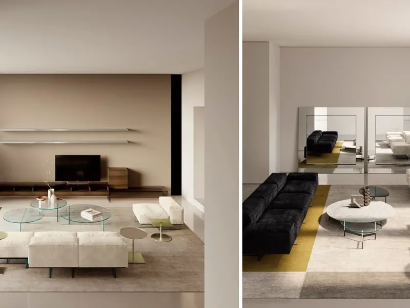 Divano Soft Glass di Tonelli Design