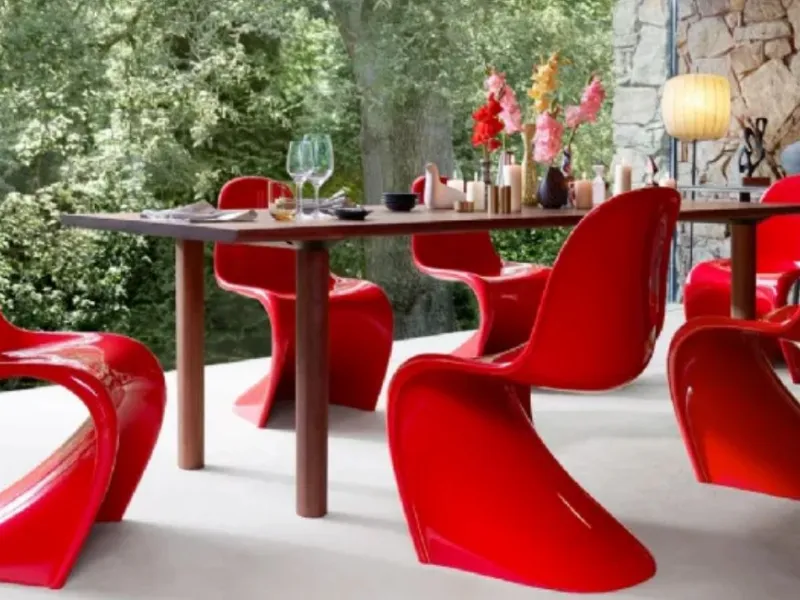 Panton Chair Classic Rosso di Vitra