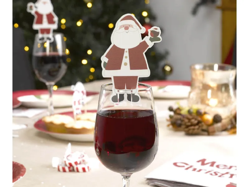 segnaposto babbo Natale