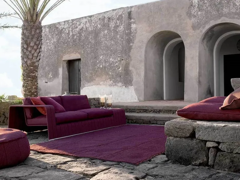 Divano da giardino FRAME Paola Lenti 