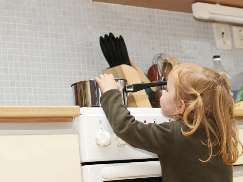 Sicurezza bambino in casa