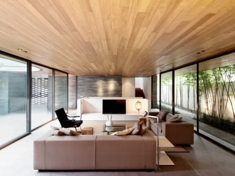 Soffitti in legno moderni