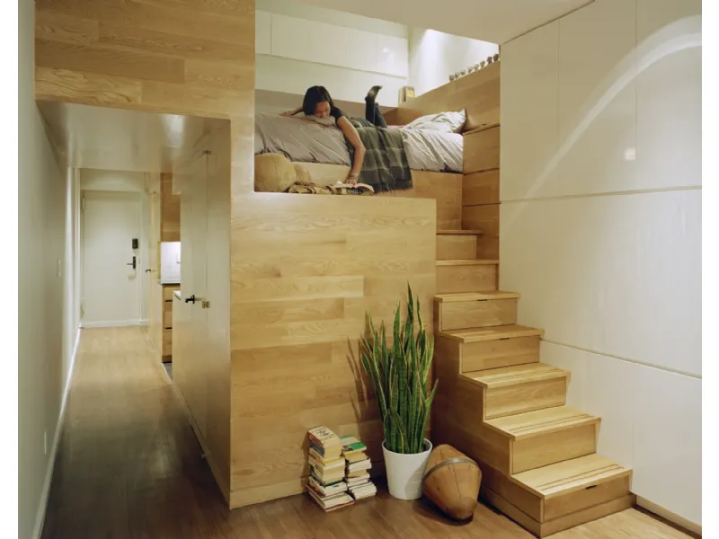 Soppalchi in legno per camere da letto