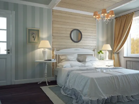 Il romanticismo è la principale caratteristica della camera da letto provenzale