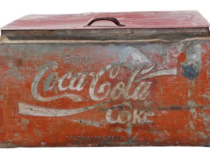 cassa in ferro coca cola