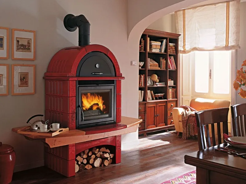 Stufe a legna con forno